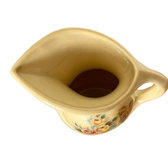 Vintage Yellow Floral Creamer Pitcher - Picture 5 of 9